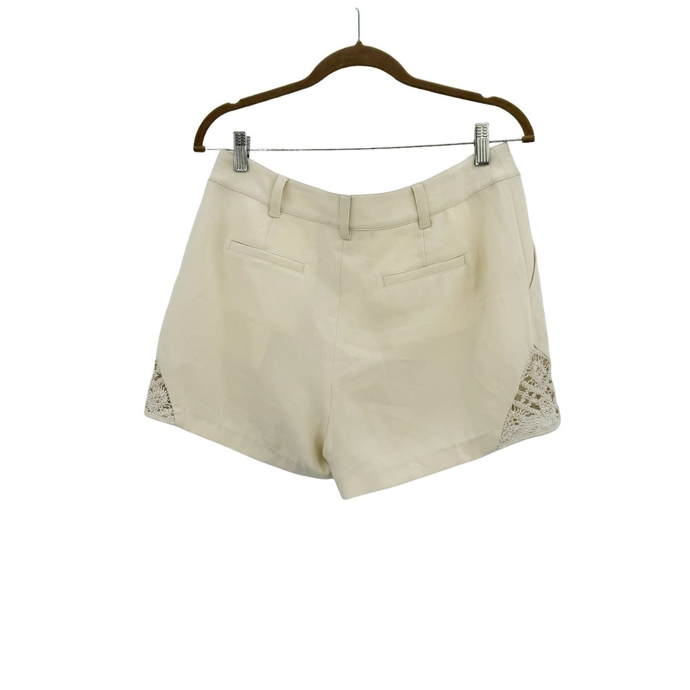 Cinq à Sept Corinna Crochet Lace Shorts Light Plaster Women's Size 6 NWT - Picture 6 of 12